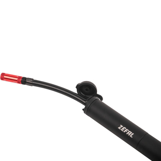 ZEFAL Gravel Mini Pump, Black, 180mm, Presta Schrader, lightweight aluminium design.