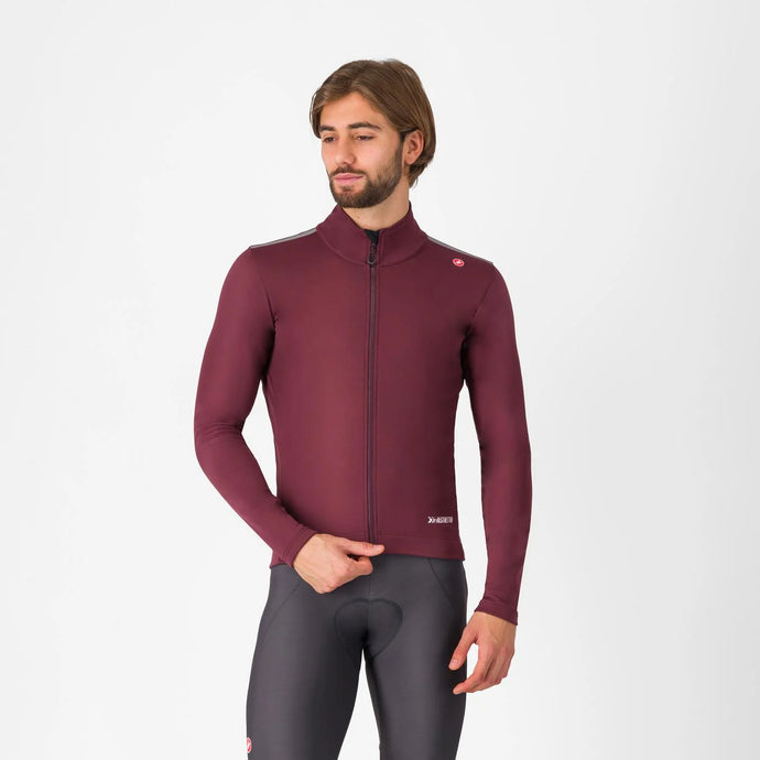 CASTELLI Winter Jacket Espresso Air Deep Bordeaux