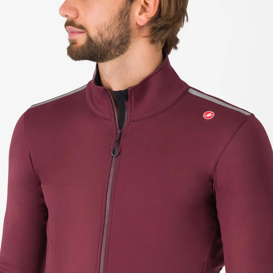 CASTELLI Winter Jacket Espresso Air Deep Bordeaux