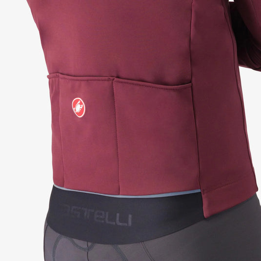 CASTELLI Winter Jacket Espresso Air Deep Bordeaux