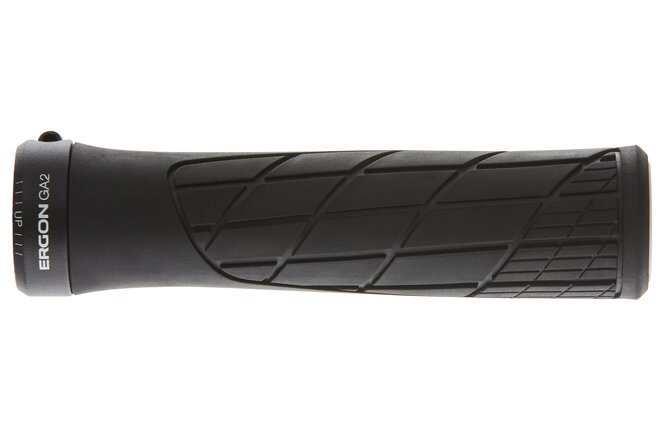 ERGON Grip MTB All Mountain GA2 with durable interchangeable plugs and excellent grip.