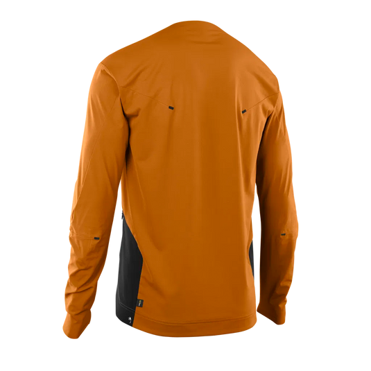 ION MTB Jersey Scrub AMP LS BAT Men Rocky Orange - Maison du Vélo