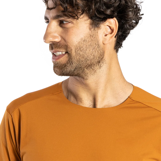 ION MTB Jersey Scrub AMP LS BAT Men Rocky Orange - Maison du Vélo
