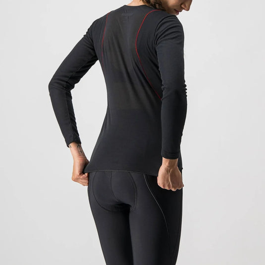 CASTELLI Maillot de corps à manches longues Prosecco Tech Femmes Noir