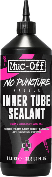 MUC-OFF Tubeless Sealant 1L bottle for puncture prevention and repair.