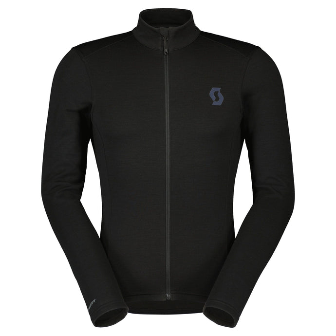 SCOTT Shirt Gravel Warm Merino Long-Sleeve Mens Black