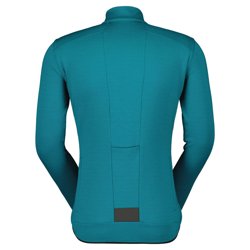 Load image into Gallery viewer, SCOTT Shirt Gravel Warm Merino Long-Sleeve Mens Winter Green
