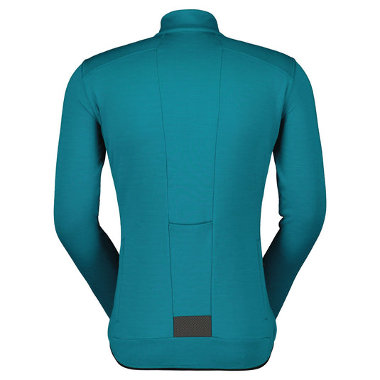 SCOTT Shirt Gravel Warm Merino Long-Sleeve Mens Winter Green