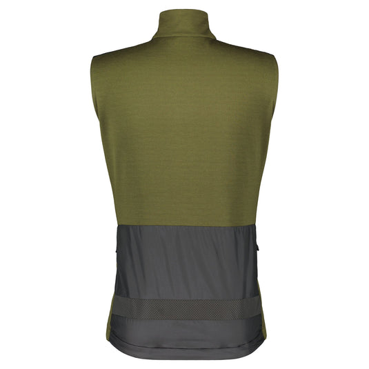 SCOTT Vest Gravel Warm Merino Men Fir Green - Black - Maison du Vélo