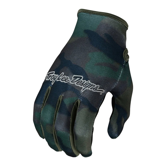 TROY LEE Gants Flowline Brushed Camo Army