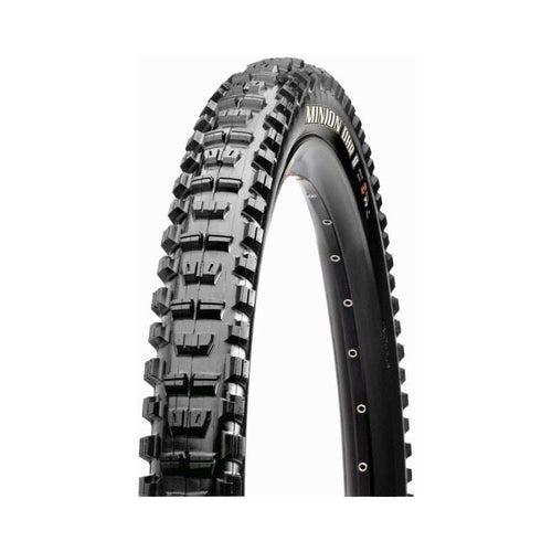MAXXIS Tire Minion DHR II 29 x 2.40 WT 3C TR Downhill Black, designed for aggressive gravity riding with exceptional cornering grip and acceleration.