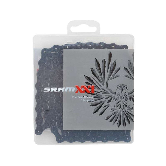 SRAM Chain XX1 Eagle PC 1290 Powerlock 12-speed 126L Black in packaging.
