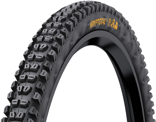 CONTINENTAL Tire Kryptotal-Re Enduro Soft 27.5x2.60, black, rear wheel, mixed terrain, soft compound, puncture protection, tubeless-ready.