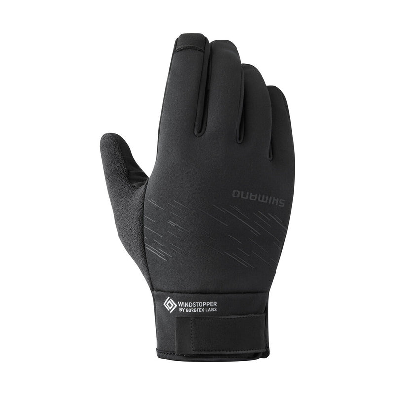 Load image into Gallery viewer, SHIMANO Gloves Windstopper Insulated Black
