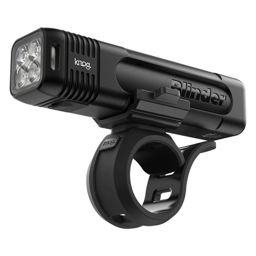 KNOG Blinder 600 Front Bike Light with USB charging and silicone mount.
