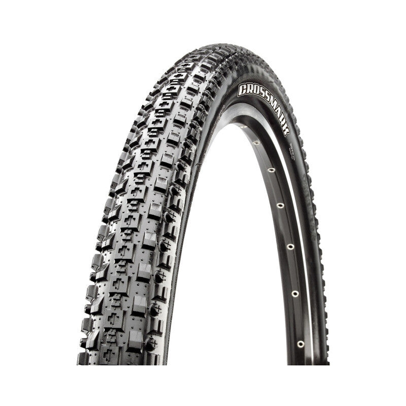 Chargez l&#39;image dans la visionneuse de la galerie, MAXXIS Tire Crossmark 60TPI Single Black 26X2.10 with low rolling resistance and excellent cornering traction.
