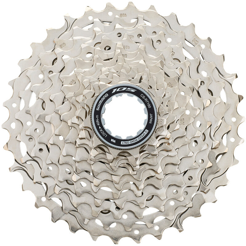 Chargez l&#39;image dans la visionneuse de la galerie, SHIMANO Cassette 105 CS-R7101 12-speed 11-34T for road bikes.
