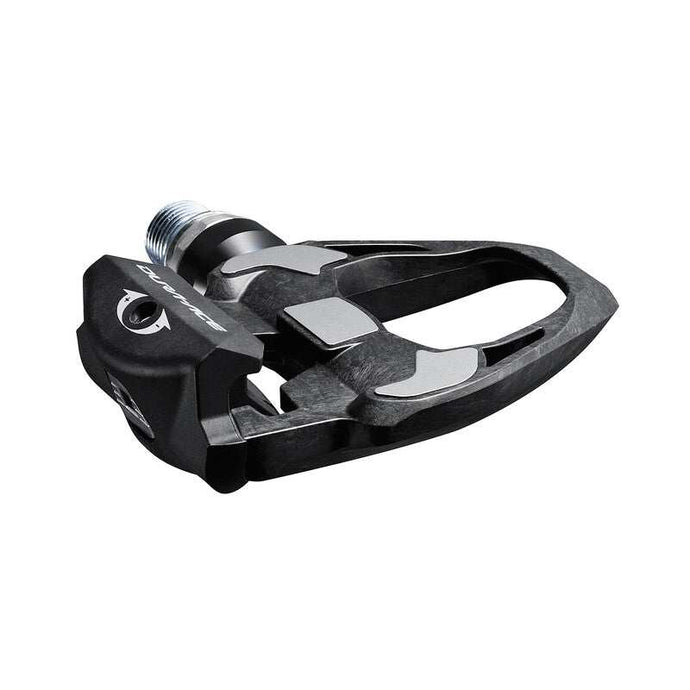 SHIMANO Pedal PD-M540 SPD with carbon body and wide contact area for road cycling.