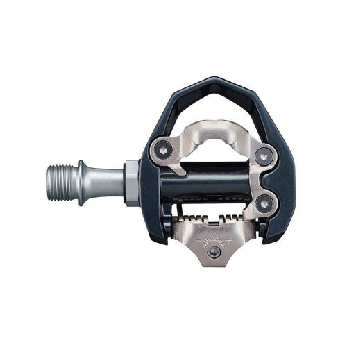 SHIMANO Pedal PD-ES600 SPD Single Side with Cleat, aerodynamic design, adjustable release tension.