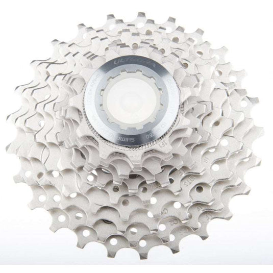 SHIMANO Cassette CS-6700 10-speed 12-30T with aluminum sprocket carrier suitable for road bikes.