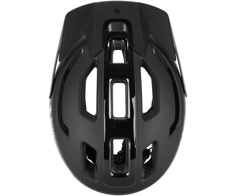 Chargez l&#39;image dans la visionneuse de la galerie, SWEET PROTECTION Helmet Ripper Junior Matte Black, youth bike helmet with ventilation and adjustable fit.
