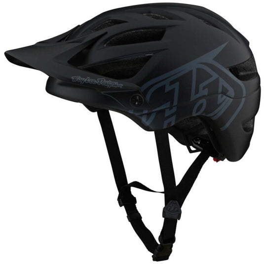 TROY LEE Helmet A1 Drone no Mips Black, all-mountain MTB protective headgear.