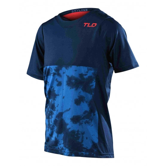 Chargez l&#39;image dans la visionneuse de la galerie, TROY LEE DESIGNS Maillot Junior SS Skyline Youth Breaks Dark Slate
